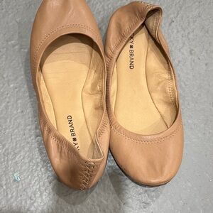 Lucky Brand Women's Leather Flats in Tan